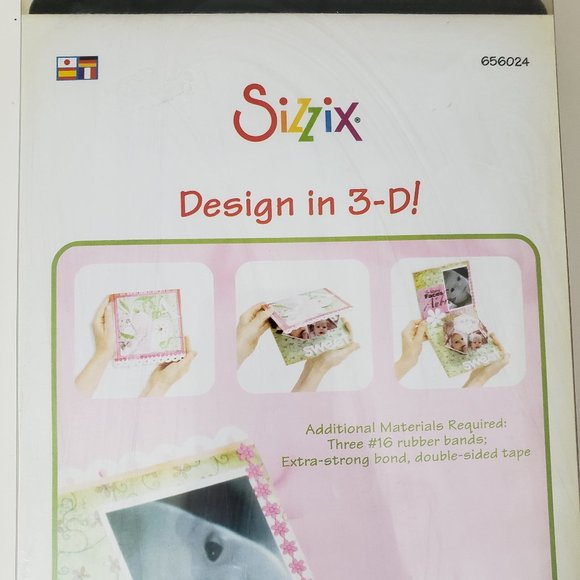 Sizzix Design in 3-D #656024 Compatible with Sissix BIGkick & Big Shot Machines - Picture 1 of 7